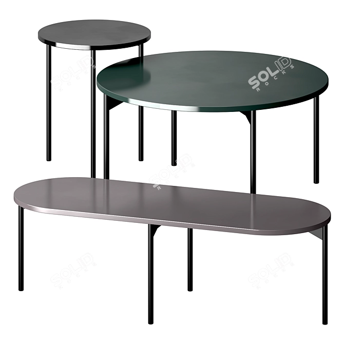 Sagal Talk Table: Versatile and Stylish 3D model image 1