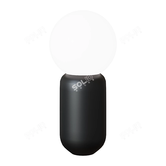 Andina Table Lamp in Black - Elegant and Modern Lighting 3D model image 1