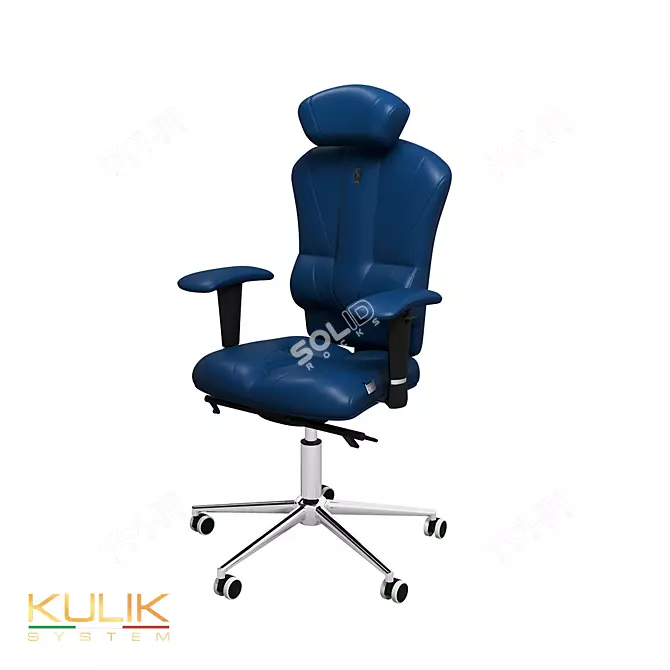 Title: Kulik System VICTORY Ergonomic Chair 3D model image 1