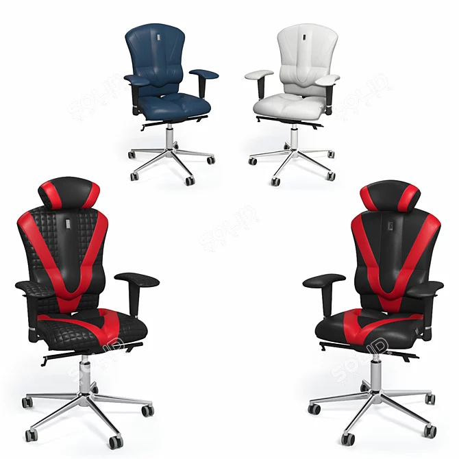 Title: Kulik System VICTORY Ergonomic Chair 3D model image 8