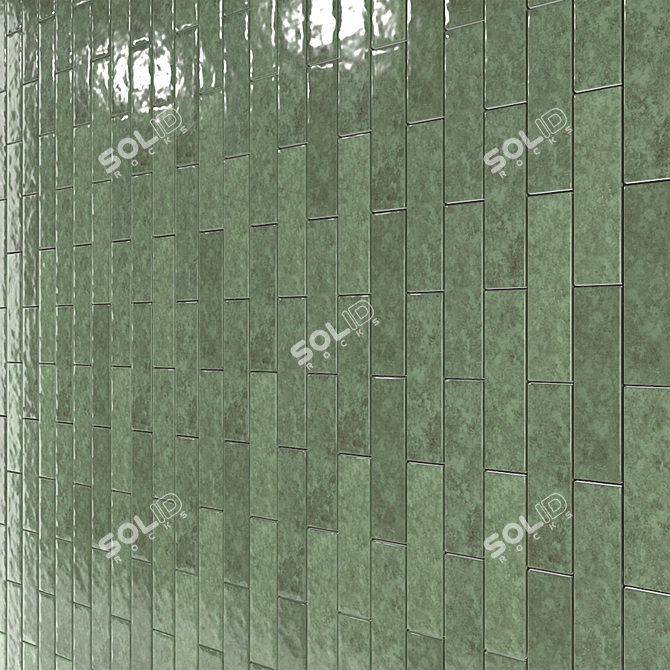 Tribeca Wall Tiles: Spanish Craftsmanship 3D model image 5