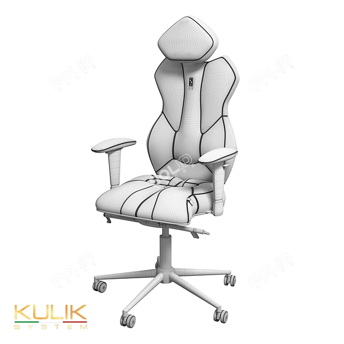  Kulik System ROYAL Ergonomic Chair 3D model image 4