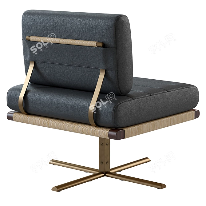 Exquisite La Rambla Lounge Chair 3D model image 2