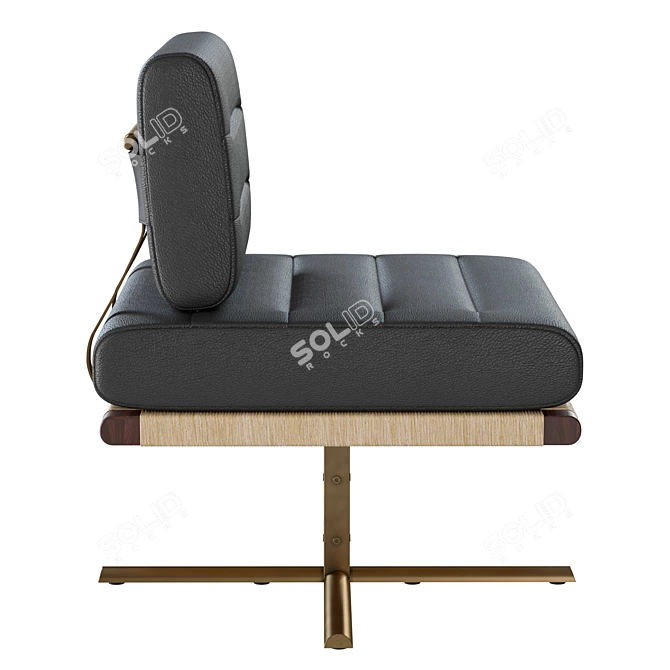 Exquisite La Rambla Lounge Chair 3D model image 3