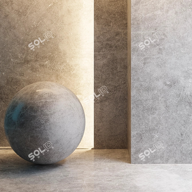 Seamless Beton Texture: 6000 x 4420 3D model image 1