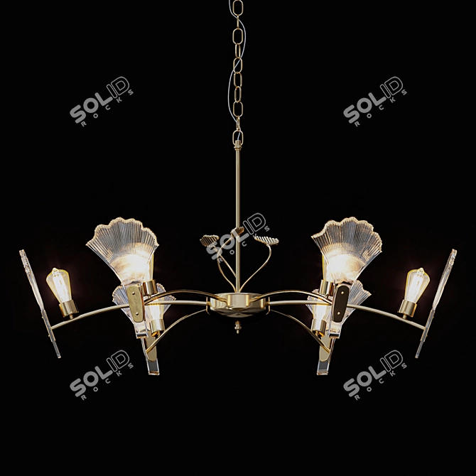 Elegant Avalon Design Lamp 3D model image 1