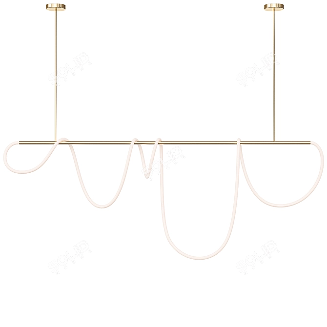 Title: Glorify Contemporary Chandelier 3D model image 3