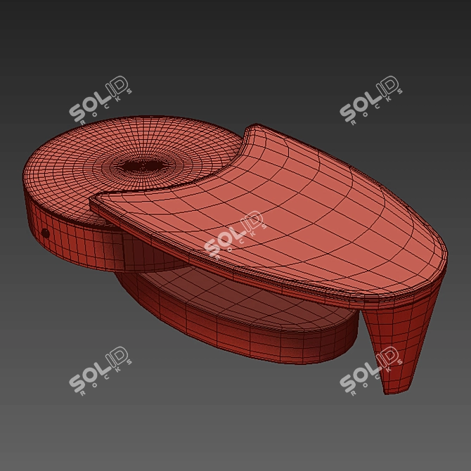 Elegant Tea Table: Aesthetic & Functional 3D model image 3