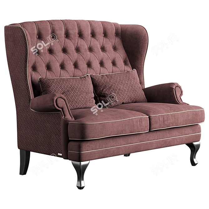 Manchester Furman Sofa: Luxury Comfort for Your Home 3D model image 1