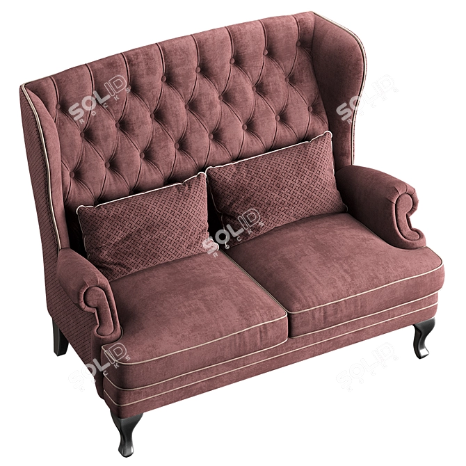 Manchester Furman Sofa: Luxury Comfort for Your Home 3D model image 4