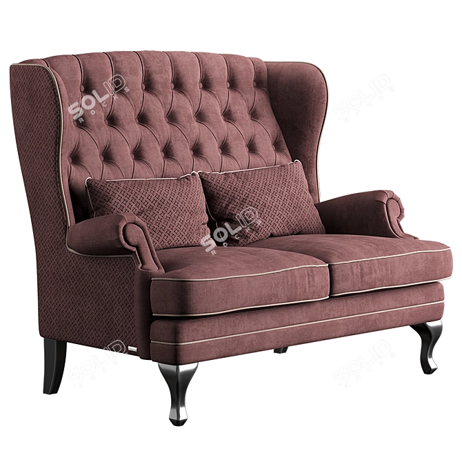 Manchester Furman Sofa: Luxury Comfort for Your Home 3D model image 7