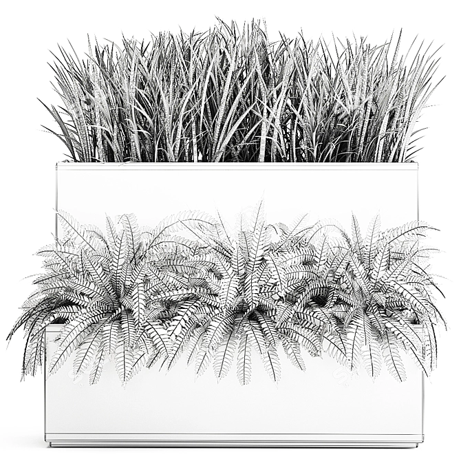 Tropical Plant Oasis 3D model image 6