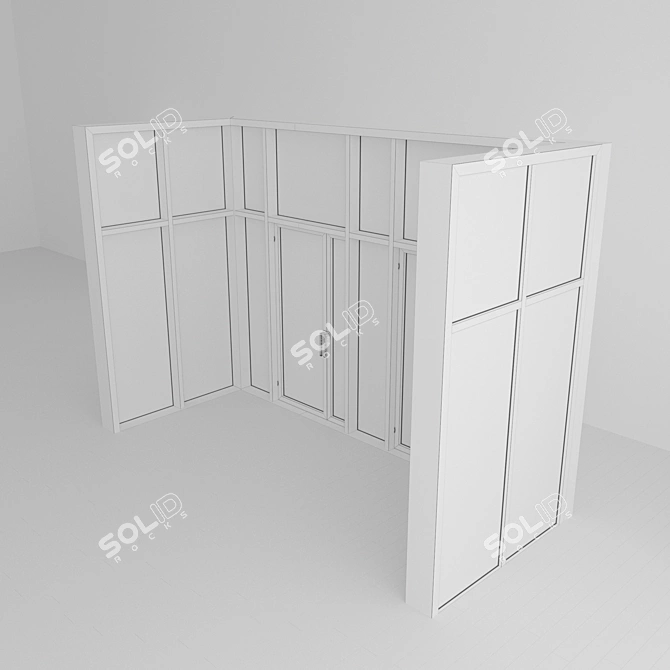 Panorama Door Solution 3D model image 3