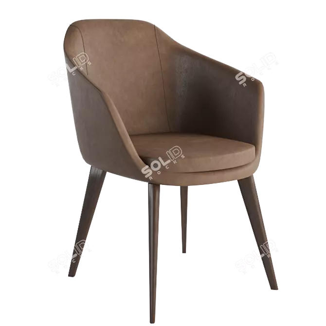 Angela L5 Armchair - Modern and Elegant Furniture 3D model image 2