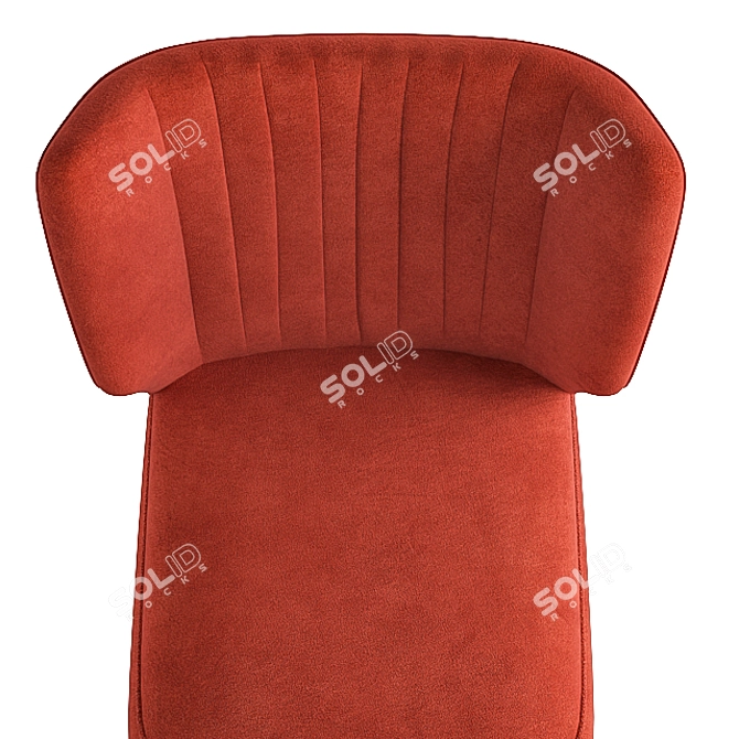 Retro Chic Duke Cocktail Chair 3D model image 5