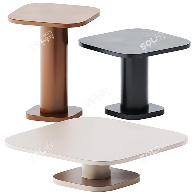 Matera: Sleek and Stylish Coffee Table 3D model image 2