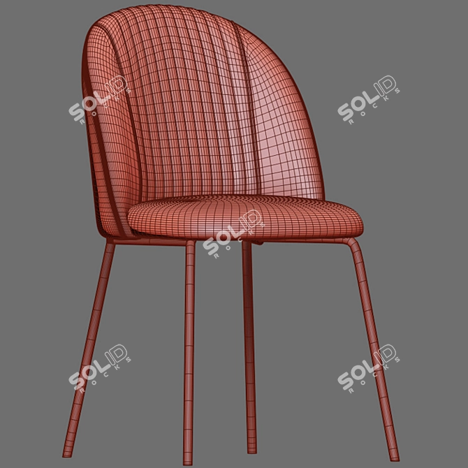 Cloyd Dining Chair: Stylish and Comfortable 3D model image 5