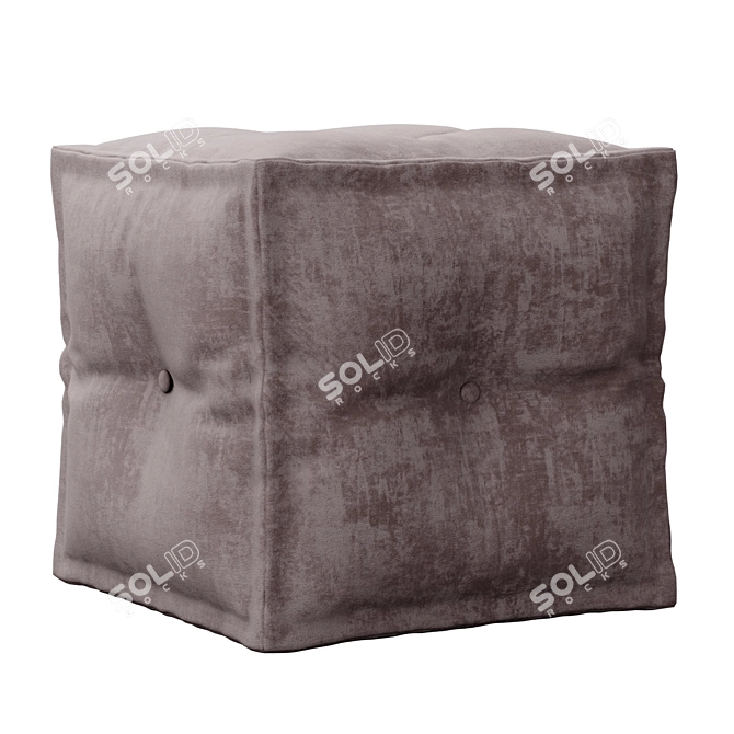 Berkeley Square Pouffe: Interlocking Elegance 3D model image 5