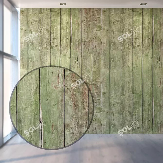 Seamless Wood Texture 3D model image 1