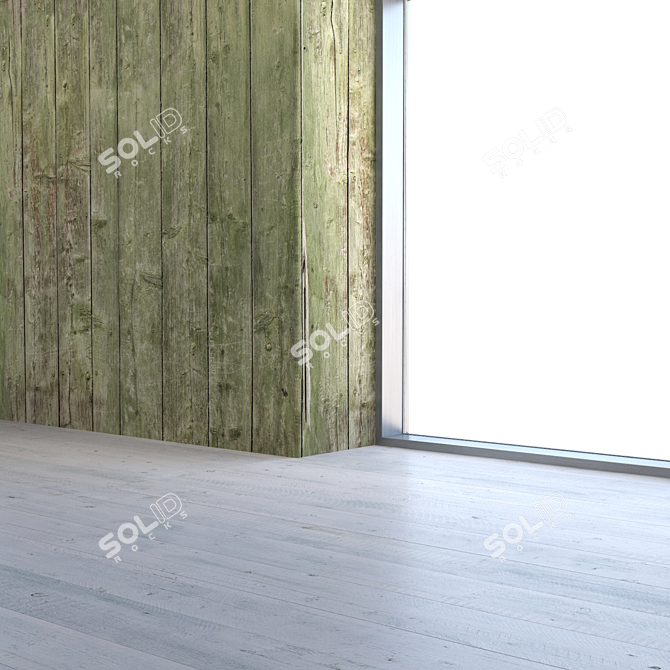 Seamless Wood Texture 3D model image 4