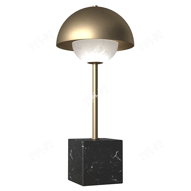 Elegant Apollo Table Lamp 3D model image 1
