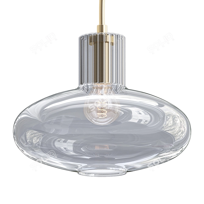 Elegant Smoke Pendant - Colson 3D model image 2