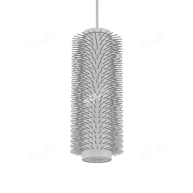 Ethereal Glow: Equinox Chandelier 3D model image 2