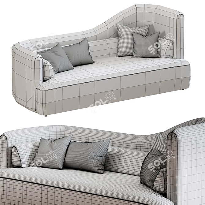 Modular BoConcept Ottawa Sofa 3D model image 4