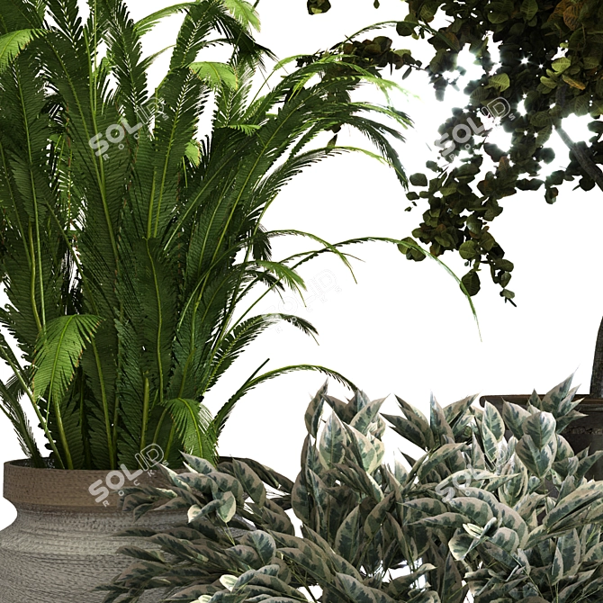 Botanical Greenery Set 3D model image 2