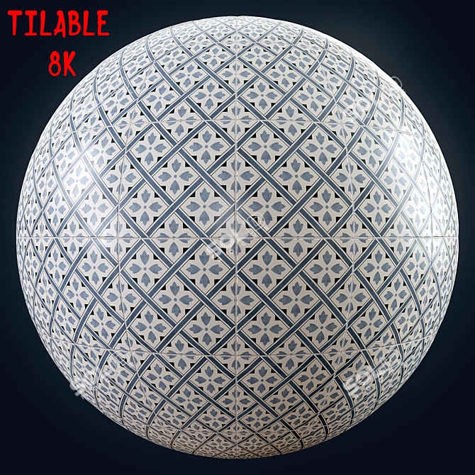 Artistic Tiles Collection 3D model image 1