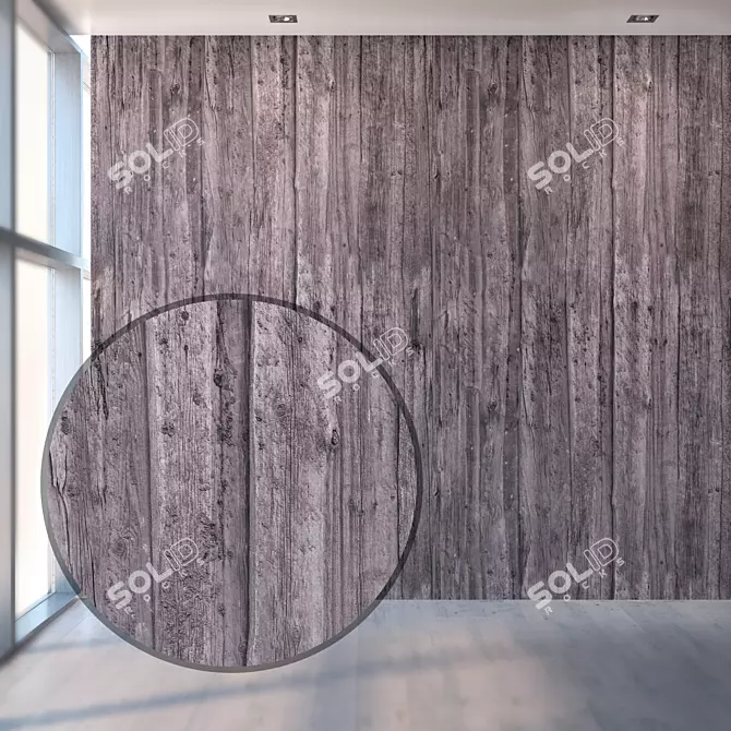 Seamless Wood Texture Kit 3D model image 1