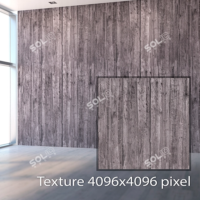 Seamless Wood Texture Kit 3D model image 2