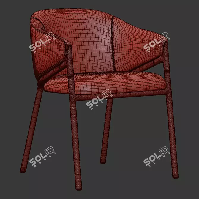 Stylish Hammer Chair: Sleek Design by Segis 3D model image 5