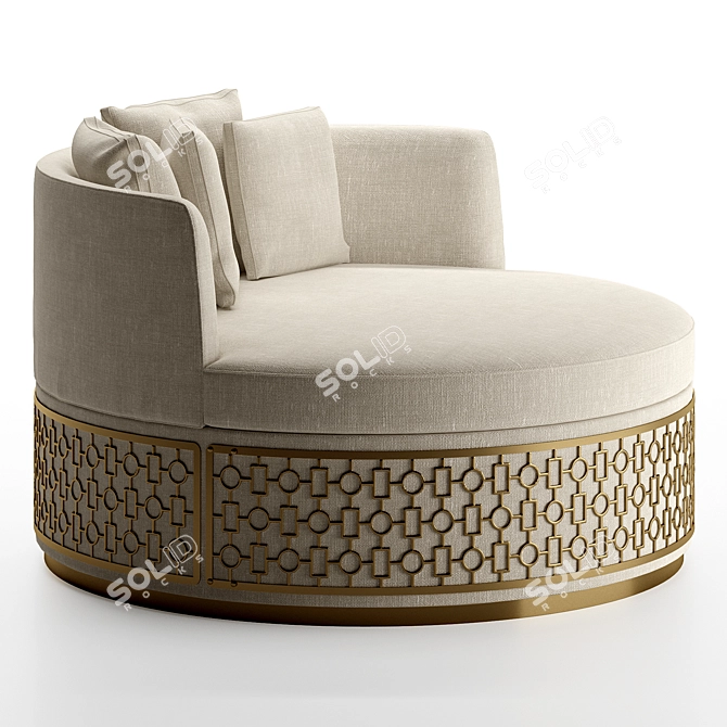 Elegant Italian Chair: Angelo Cappellini 34106 3D model image 1