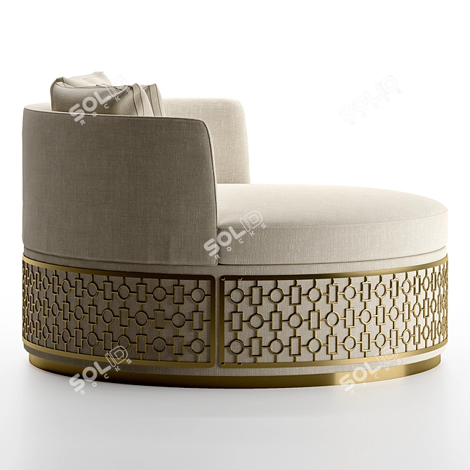 Elegant Italian Chair: Angelo Cappellini 34106 3D model image 3