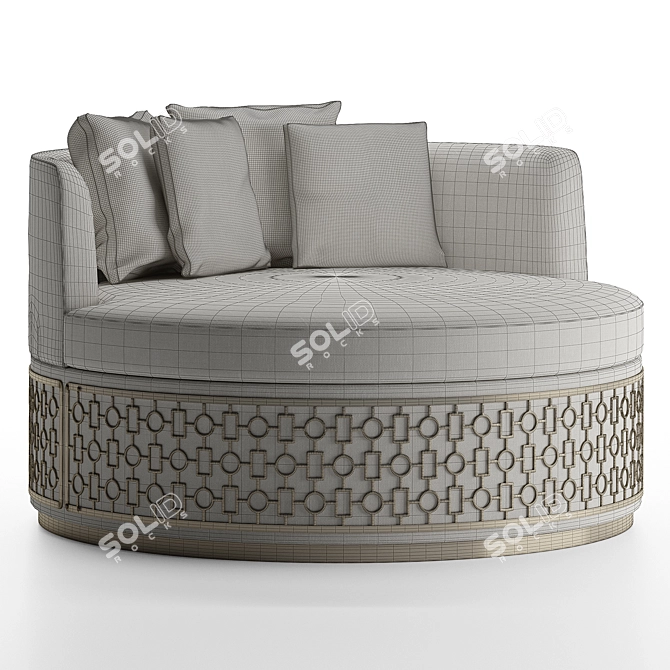 Elegant Italian Chair: Angelo Cappellini 34106 3D model image 4