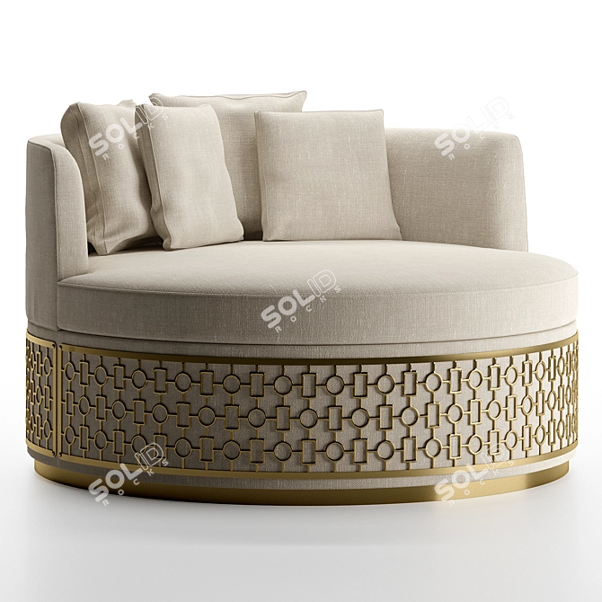 Elegant Italian Chair: Angelo Cappellini 34106 3D model image 5