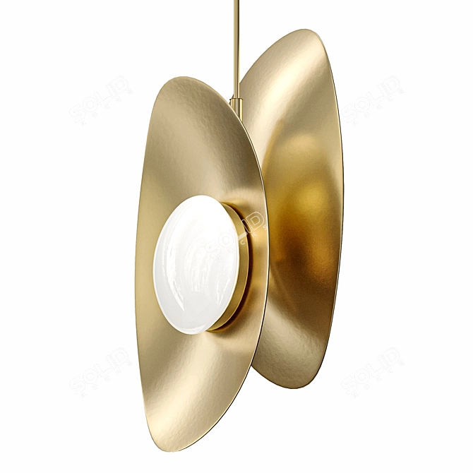 The Elegant Pearl Pendant Lamp 3D model image 1