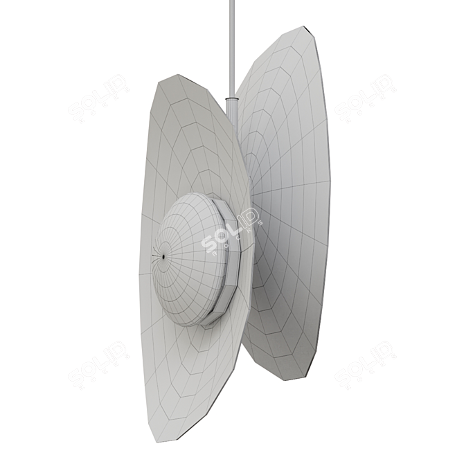 The Elegant Pearl Pendant Lamp 3D model image 2