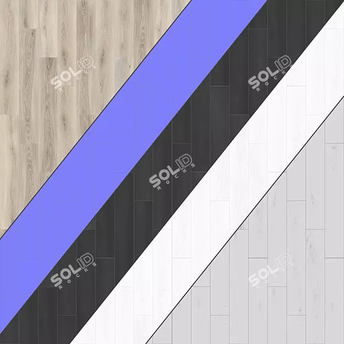 Premium Parquet Collection - 12 Plank Patterns 3D model image 3