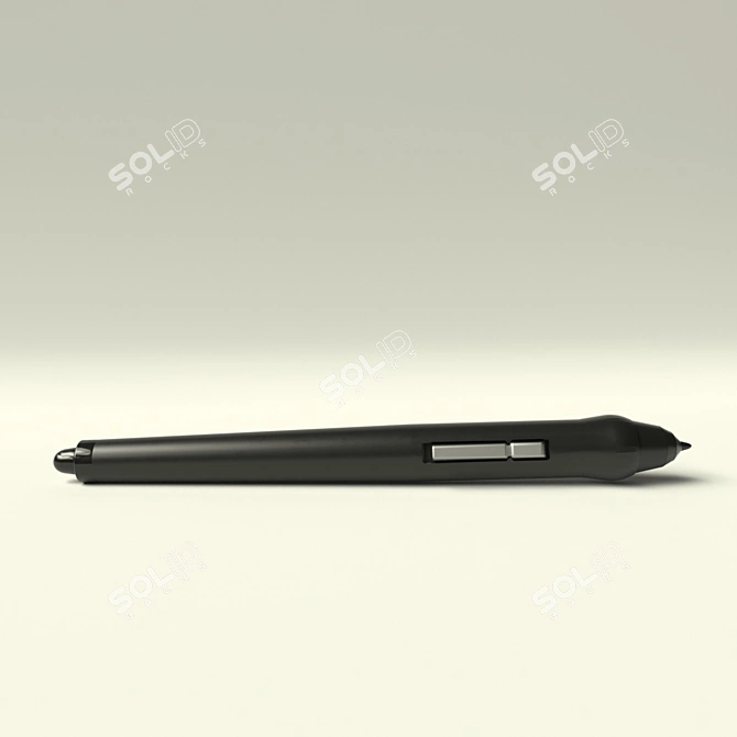 Wacom Stylus Pen 3D model image 1