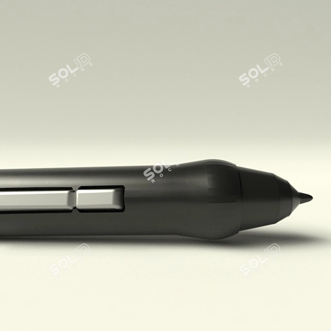 Wacom Stylus Pen 3D model image 2