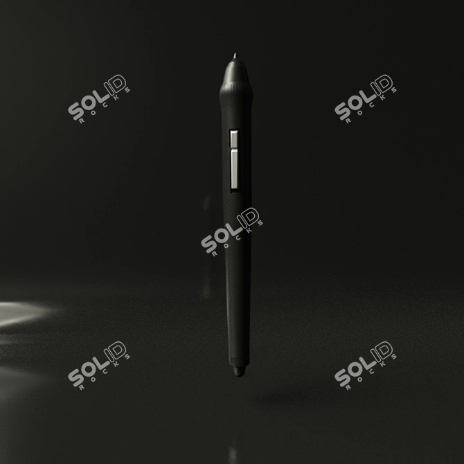 Wacom Stylus Pen 3D model image 3