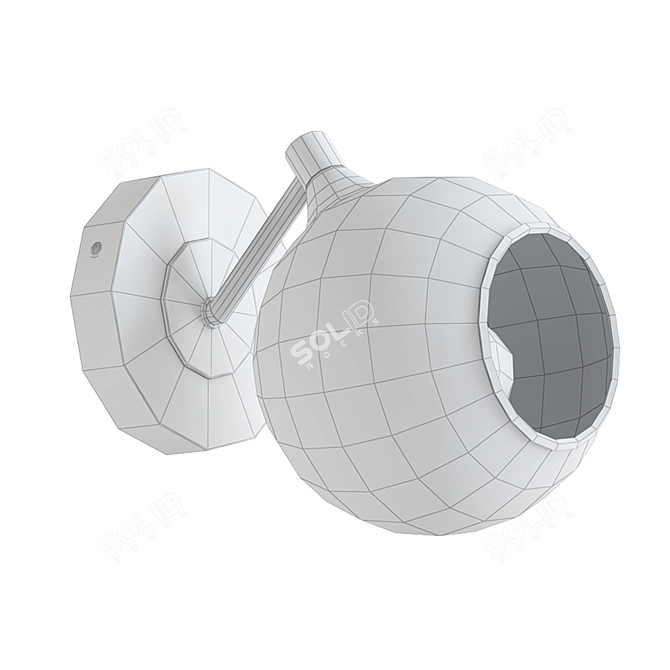 Modern Loft Globe Pendant 3D model image 2