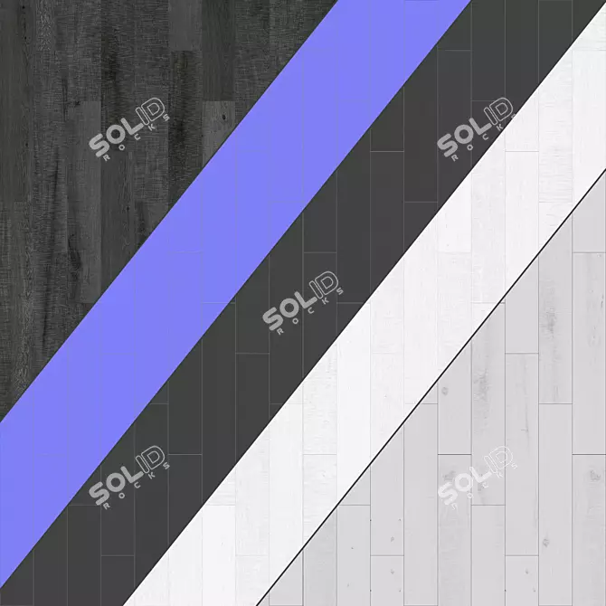 Versatile Parquet: Standard & Herringbone Patterns 3D model image 3