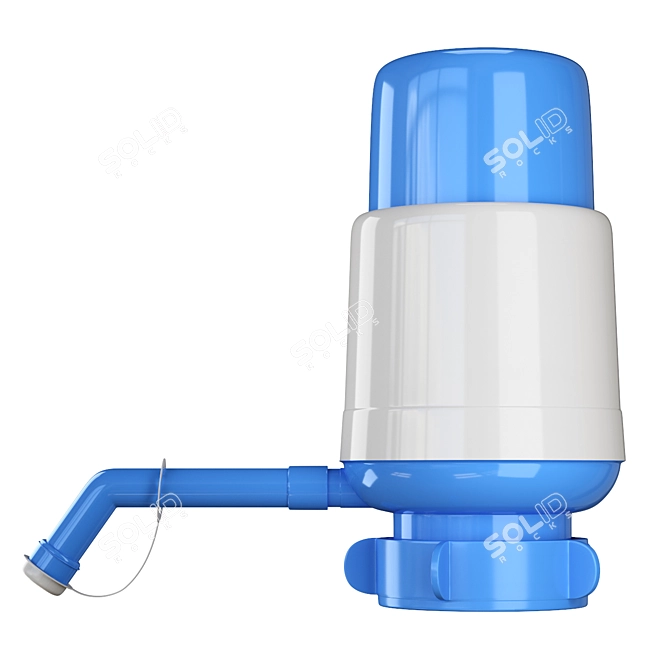 Lilu Water Pump: Model for Smoothing 3D model image 3