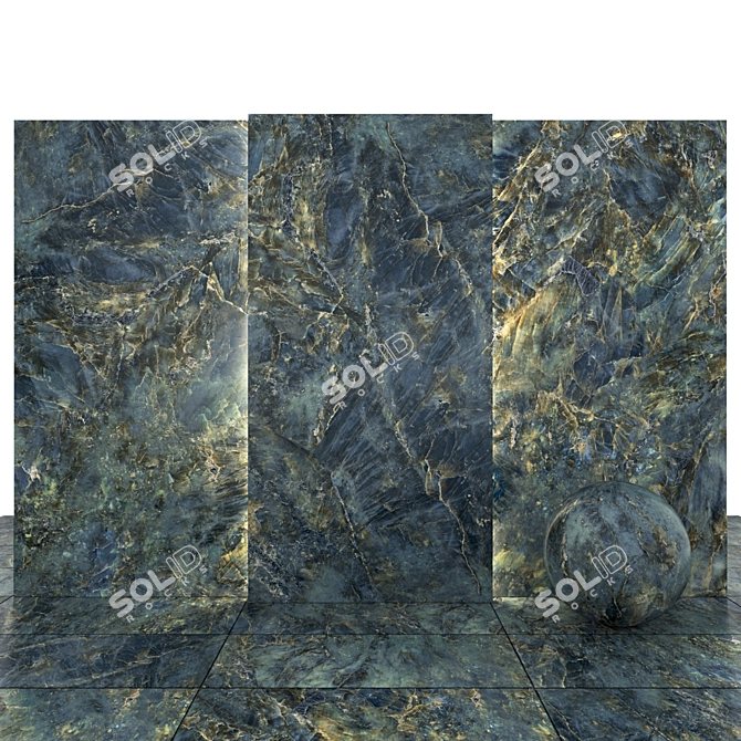 Labradorite Marble Slabs & Tiles 3D model image 1