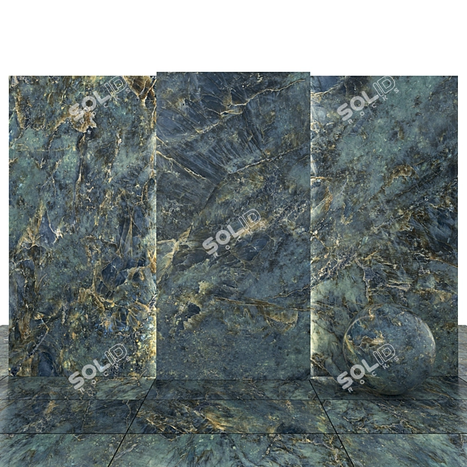 Labradorite Marble Slabs & Tiles 3D model image 2
