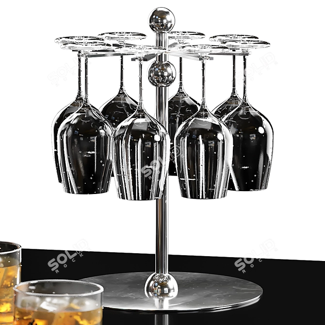 Elegant Whiskey Gift Set 3D model image 13