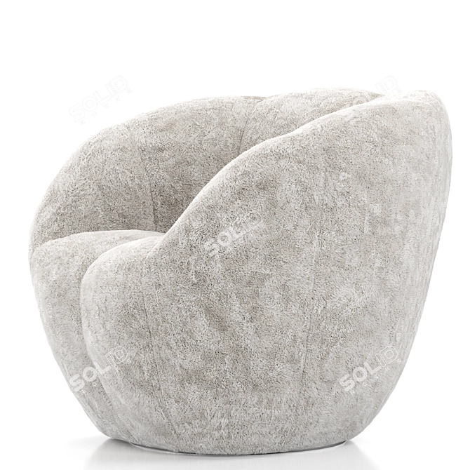 Elegant Astrea Armchair by Roche Bobois 3D model image 3